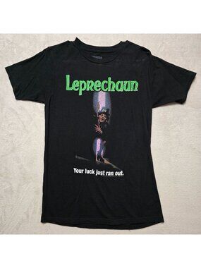 American Classics Womens Leprechaun Horror Movie Short Sleeve Shirt Small